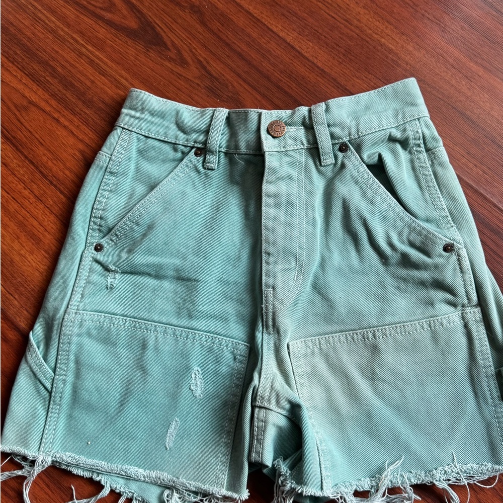 BDG Green Cargo Shorts Relaxed Fit